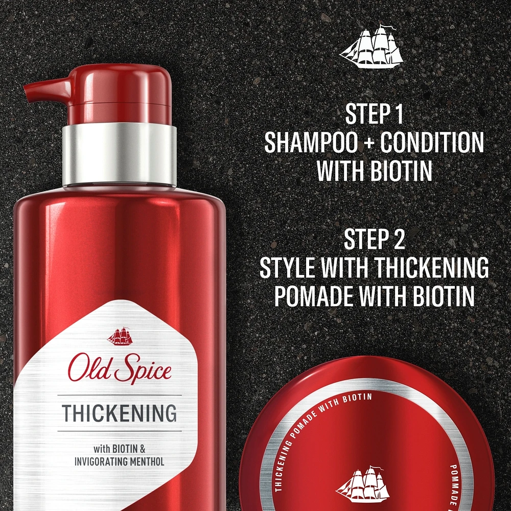Thickening Men's Pomade with Biotin