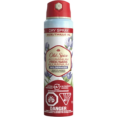 Old Spice Aluminum Free Dry Spray, Wilderness