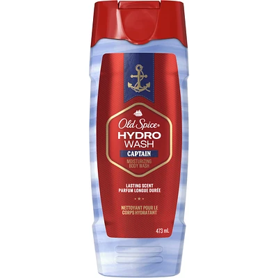 Men's Body Wash Moisturizing Hydro Wash, Captain Scent