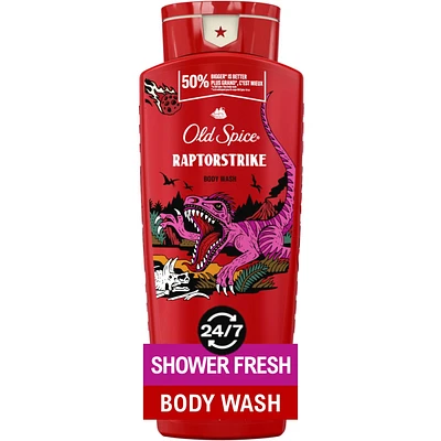 Body Wash for Men, Raptorstrike, Long Lasting Lather