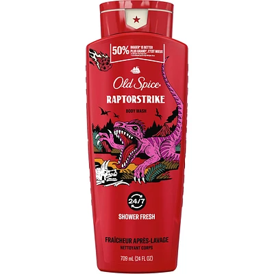 Body Wash for Men, Raptorstrike, Long Lasting Lather