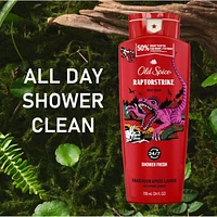 Body Wash for Men, Raptorstrike, Long Lasting Lather