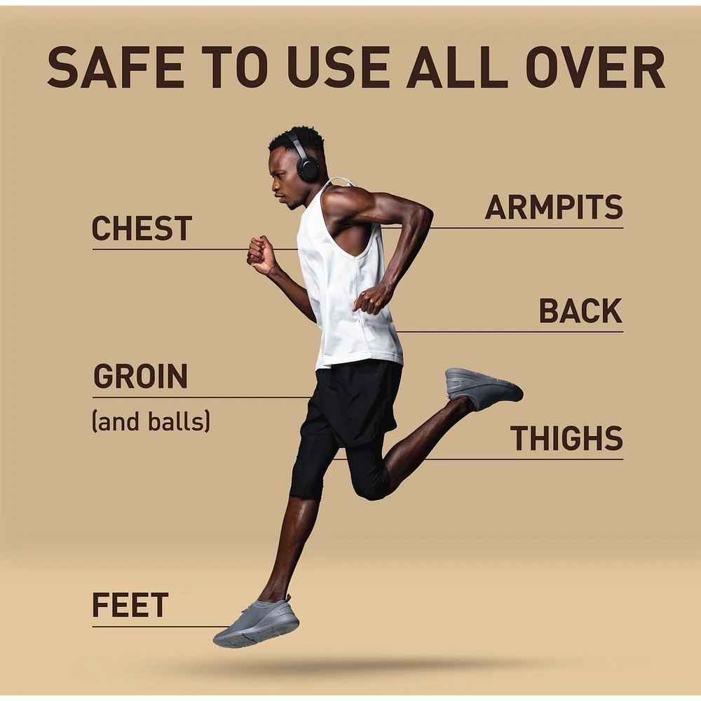 Total Body Deodorant Aluminum Free Spray Vanilla + Shea, 24/7 Freshness From Pits to Toes and Down Below // Dermatologist Tested Full Body Deodorant