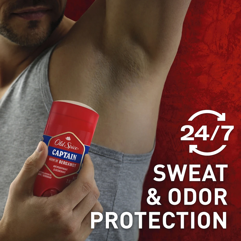 Captain, Anti-Perspirant and Deodorant for Men