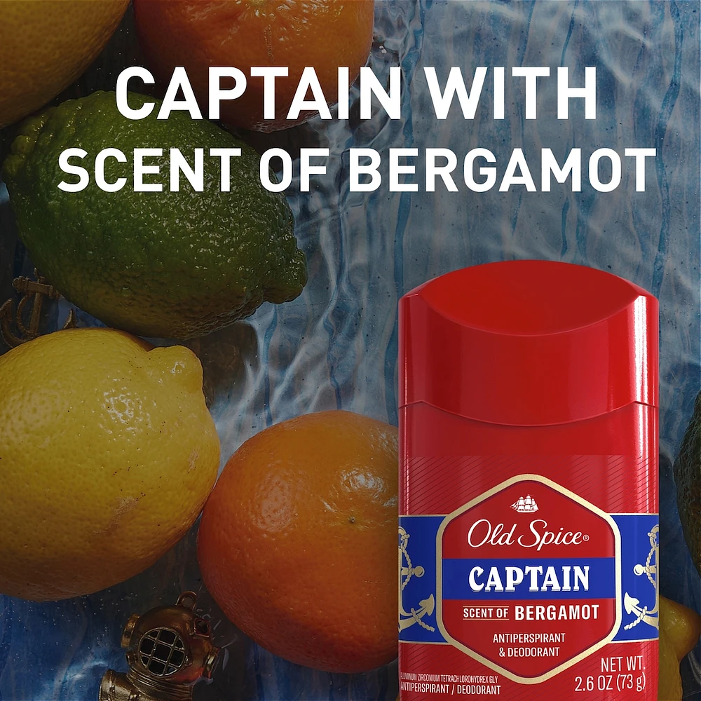 Captain, Anti-Perspirant and Deodorant for Men