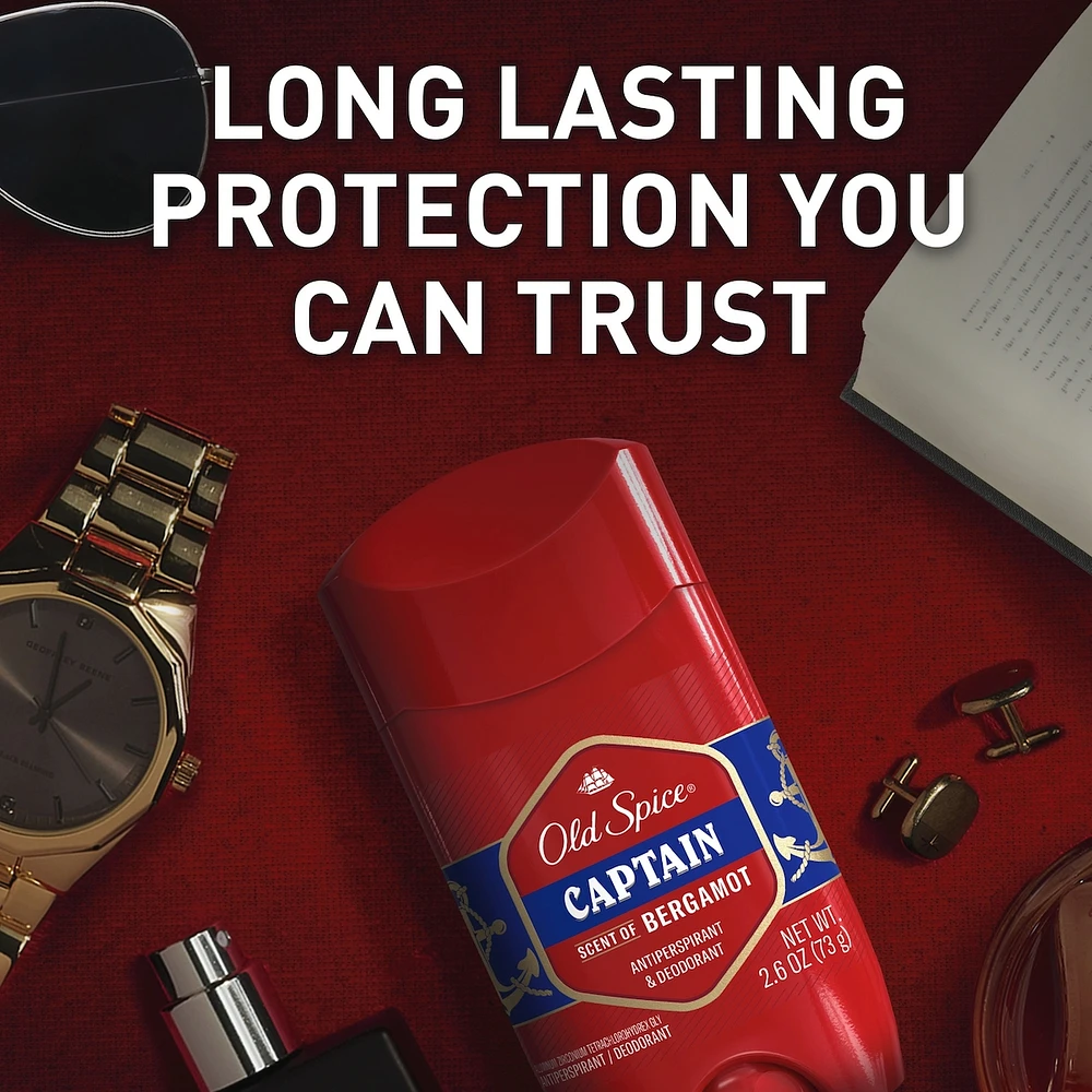 Captain, Anti-Perspirant and Deodorant for Men