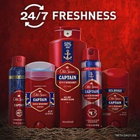 Captain, Anti-Perspirant and Deodorant for Men