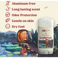 GentleMan's Collection Deodorant, Sandalwood + Aloe, Aluminum Free