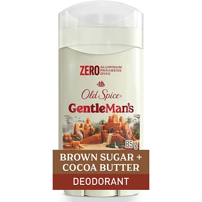 GentleMan's Collection Deodorant, Brown Sugar + Cocoa Butter, Aluminum Free