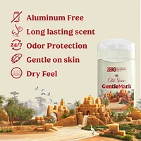 GentleMan's Collection Deodorant, Brown Sugar + Cocoa Butter, Aluminum Free