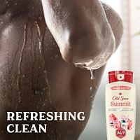 Men's Body Wash for Men, Summit Scent, 24/7 Shower Fresh, Exfoliation + Moisturization