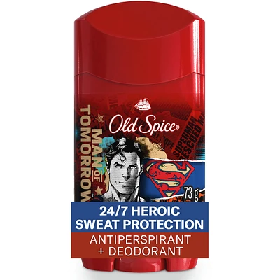 Antiperspirant and Deodorant for Men, 24/7 Freshness, Long Lasting Sweat and Odor Protection, Smell Like a Hero, Superman, Bright Citrus and Cosmos Scent