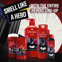 Aluminum Free Deodorant for Men, 24/7 Freshness, Long Lasting Odor Protection, Smell Like a Hero, Batman, Black Cherry and Nightfall Scent