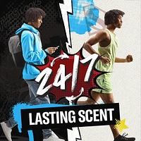 Aluminum Free Deodorant for Men, 24/7 Freshness, Long Lasting Odor Protection, Smell Like a Hero, Superman, Bright Citrus and Cosmos Scent