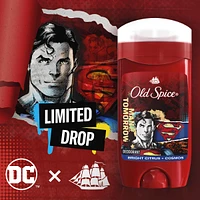 Aluminum Free Deodorant for Men, 24/7 Freshness, Long Lasting Odor Protection, Smell Like a Hero, Superman, Bright Citrus and Cosmos Scent