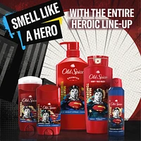 Aluminum Free Deodorant for Men, 24/7 Freshness, Long Lasting Odor Protection, Smell Like a Hero, Superman, Bright Citrus and Cosmos Scent