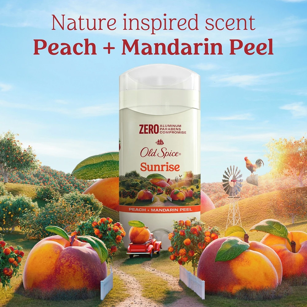 Deodorant for Men in Sunrise, 24/7 Lasting Freshness, Aluminum Free