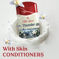 Antisudorifique et désodorisant pour hommes, parfum Tonnerre, fraîcheur et protection contre la transpiration durables 24heures sur 24, 7jours sur 7, 73g