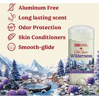 Deodorant for Men in Wilderness Scent, 24/7 Lasting Freshness, Aluminum Free