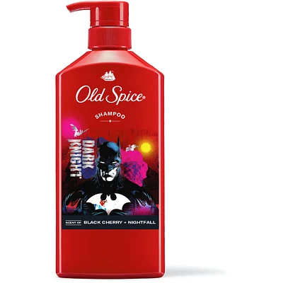 Shampoo x Batman, The Dark Knight, DC Comics Collaboration, Healthier, Fuller, More Moisturized Looking Hair, Black Cherry + Nightfall Scent