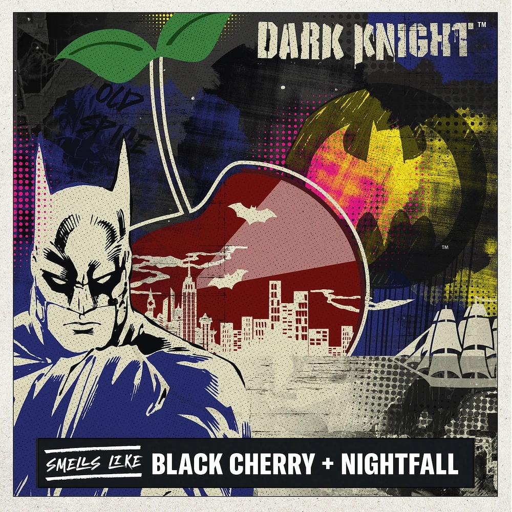 Shampoo x Batman, The Dark Knight, DC Comics Collaboration, Healthier, Fuller, More Moisturized Looking Hair, Black Cherry + Nightfall Scent
