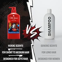 Shampoo x Superman, Man of Tomorrow, DC Comics Collaboration, Healthier, Fuller, More Moisturized Looking Hair, Bright Citrus + Cosmos Scent