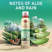 Whole Body Deodorant for Men, Total Body Deodorant, Aloe + Rain, Aluminum Free Spray for 24/7 Freshness
