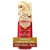 Super Hydration Men's Body Wash, Vanilla + Shea, 24/7 Renewing Moisture