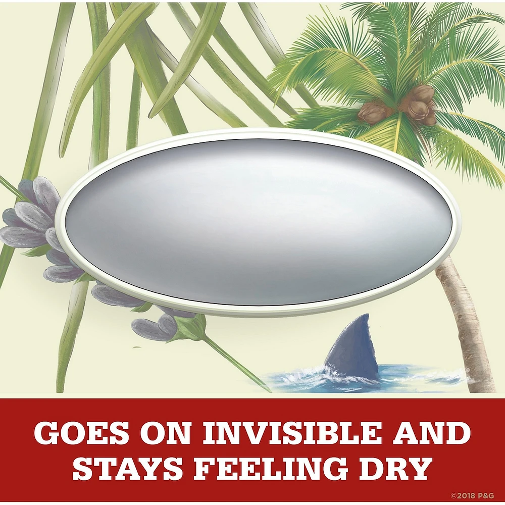 Antisudorifique et désodorisant invisible en bâton Old Spice pour hommes Fiji avec parfum de palmier inspiré de la nature, 73 g