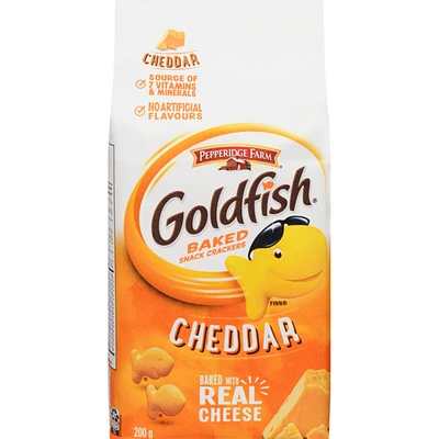 Craquelins Goldfish au cheddar