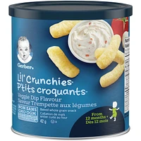 GERBER LIL’ CRUNCHIES, Veggie Dip, Toddler Snacks