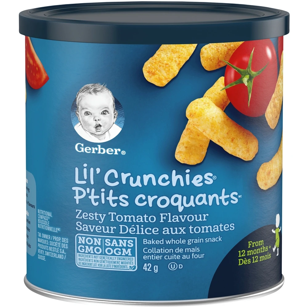 LIL’ CRUNCHIES, Zesty Tomato, Toddler Snacks