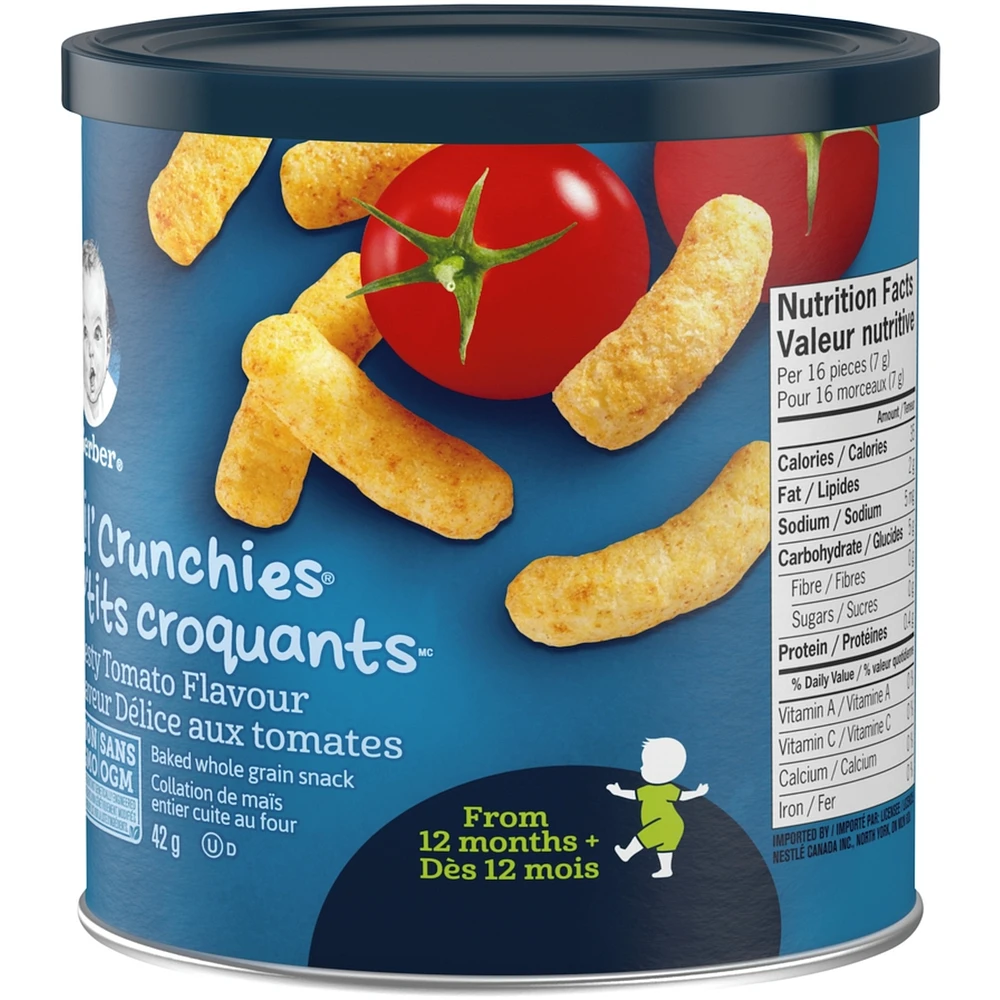 LIL’ CRUNCHIES, Zesty Tomato, Toddler Snacks