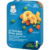 LIL'ENTRÉES Macaroni & Cheese with Peas & Carrots Baby Food