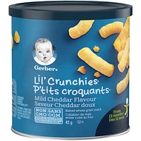 GERBER LIL’ CRUNCHIES, Mild Cheddar, Toddler Snacks
