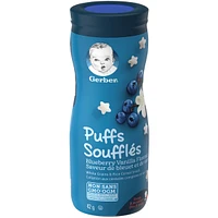 GERBER PUFFS, Blueberry Vanilla, Baby Snacks