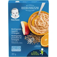 Céréales pour bébés Étape 4 Multigrains avec pommes et oranges