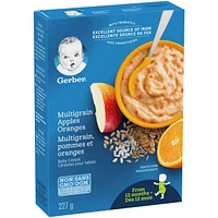 Céréales pour bébés Étape 4 Multigrains avec pommes et oranges