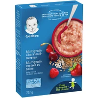 Céréales pour bébés Étape 4 Multigrains avec cerises et baies