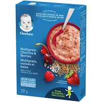 Céréales pour bébés Étape 4 Multigrains avec cerises et baies