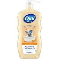 Dial Kids Peach 3in1 Hair, Body, + Bubble Bath