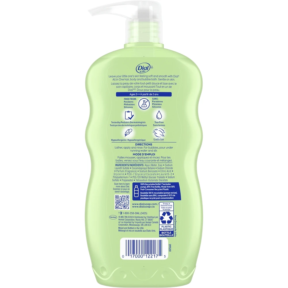 Dial Kids Melon 2in1 Hair + Body Wash