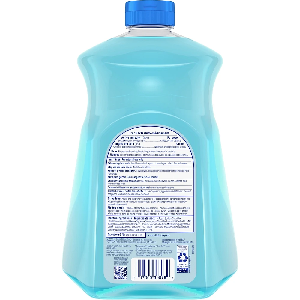 Antibacterial Liquid Hand Soap Refill, Spring Water