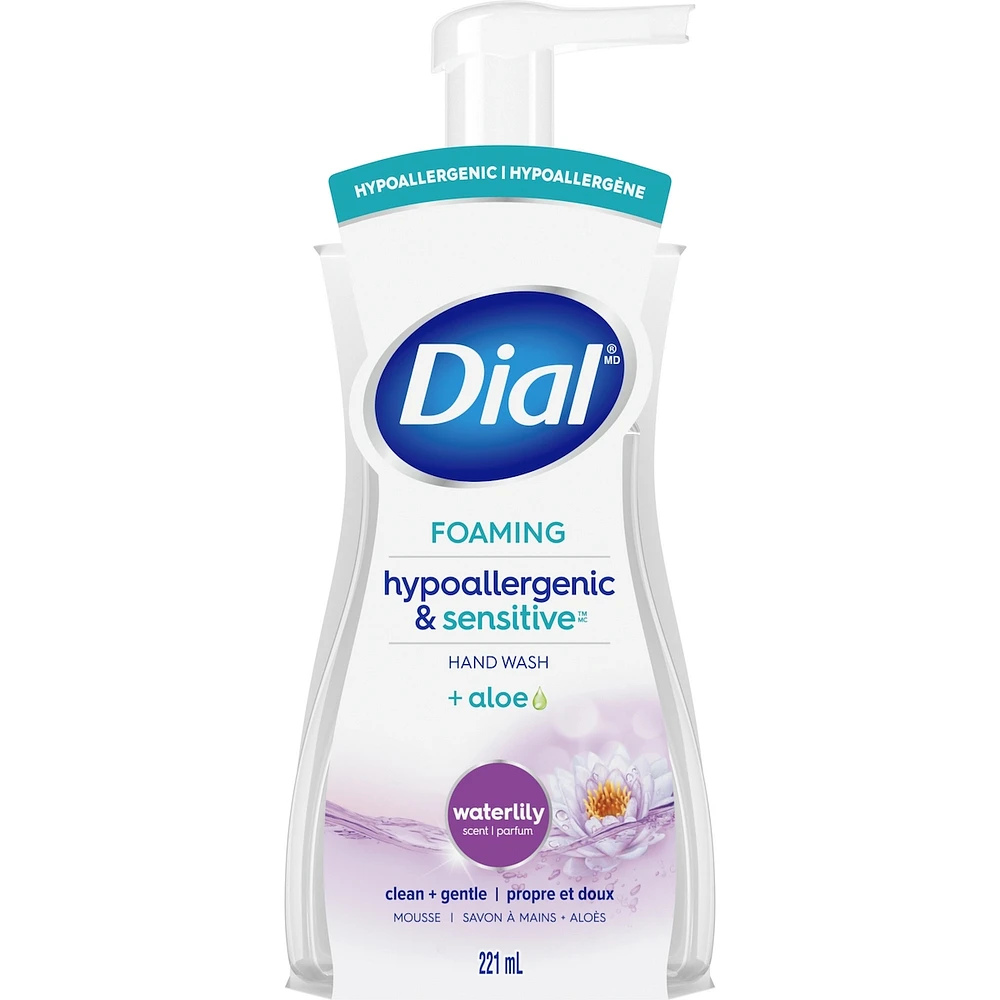 Dial Clean + Gentle Waterlily Foaming Hand Wash 221mL