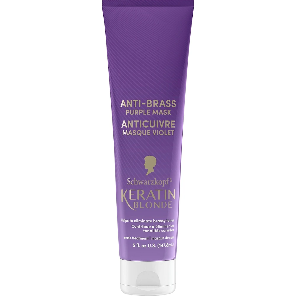 Schwarzkopf Keratin Blonde Anti Brass Purple Mask, 1 Application