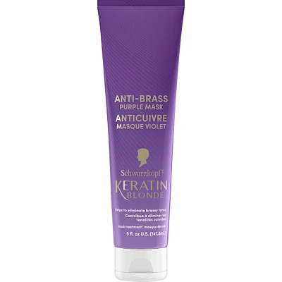 Schwarzkopf Keratin Blonde Anti Brass Purple Mask, 1 Application