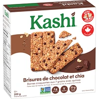 7 Grain with Quinoa Crunchy Bars, Chocolate Chip Chia 10 Bars
