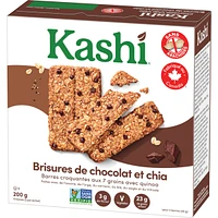 7 Grain with Quinoa Crunchy Bars, Chocolate Chip Chia 10 Bars
