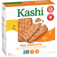Crunchy 7 Grain With Quinoa Bars Honey Oat Flax