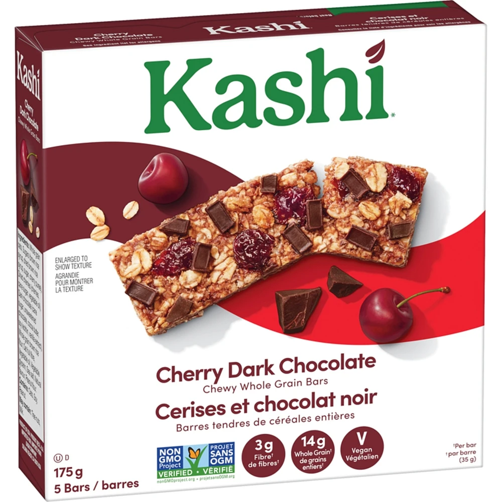 Chewy Whole Grain Bars Cherry Dark Chocolate